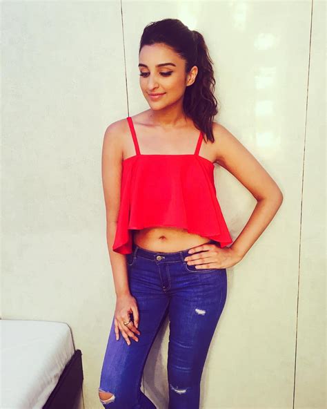 parineeti chopra hot navel|Hotness Alert! Parineeti Chopra Shares Pics In A Red Hot Bikini.